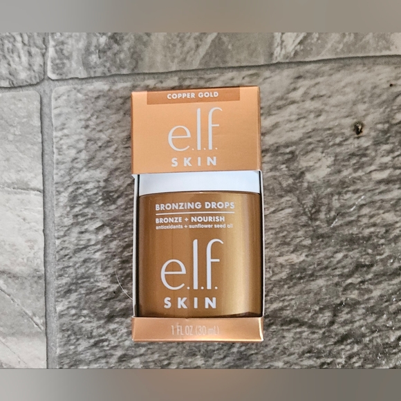 Elf Copper Gold Bronzing Drops 1fl Oz BNIB - Picture 1 of 13